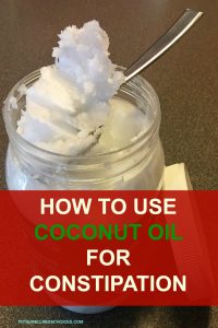 How to Use Coconut Oil for Constipation