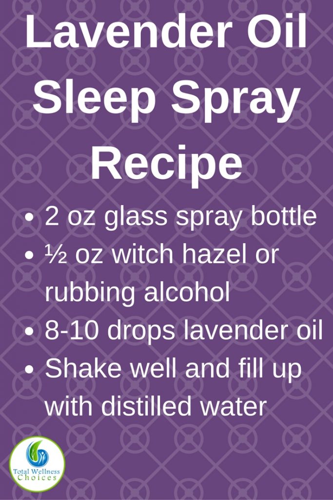 Lavender Oil Sleep Spray Recipe