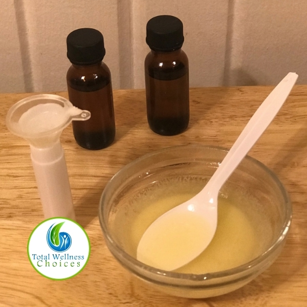 Homemade lip balm for chapped lips