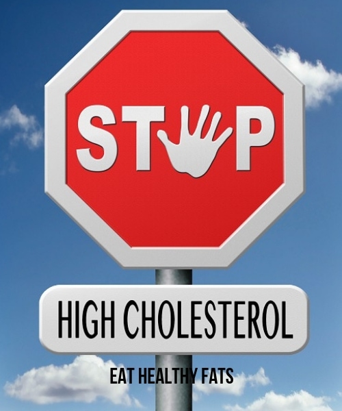 A photo of stop high cholesterol by eating healthy fats