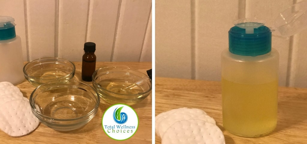 Homemade natural face cleanser