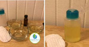 Homemade natural face cleanser