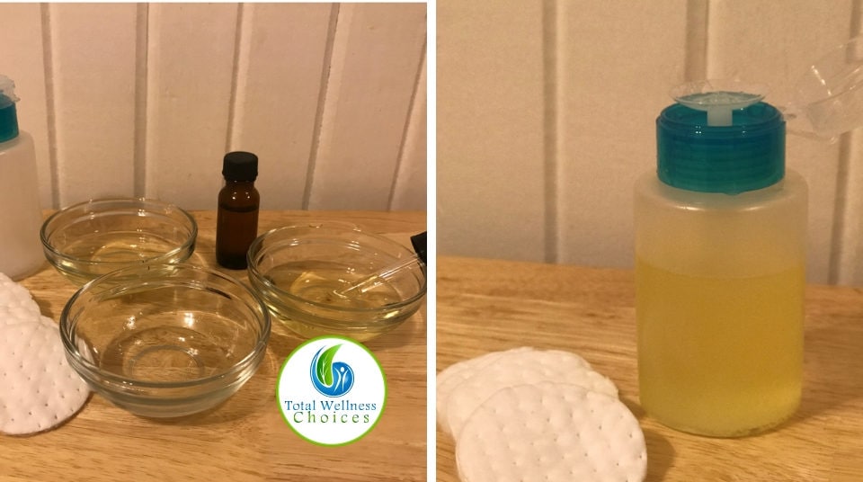 Homemade natural face cleanser