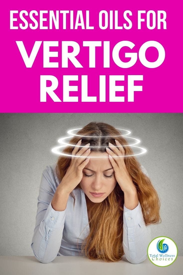 Essential oils for vertigo relief