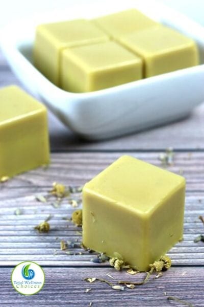 Lavender chamomile solid lotion bar