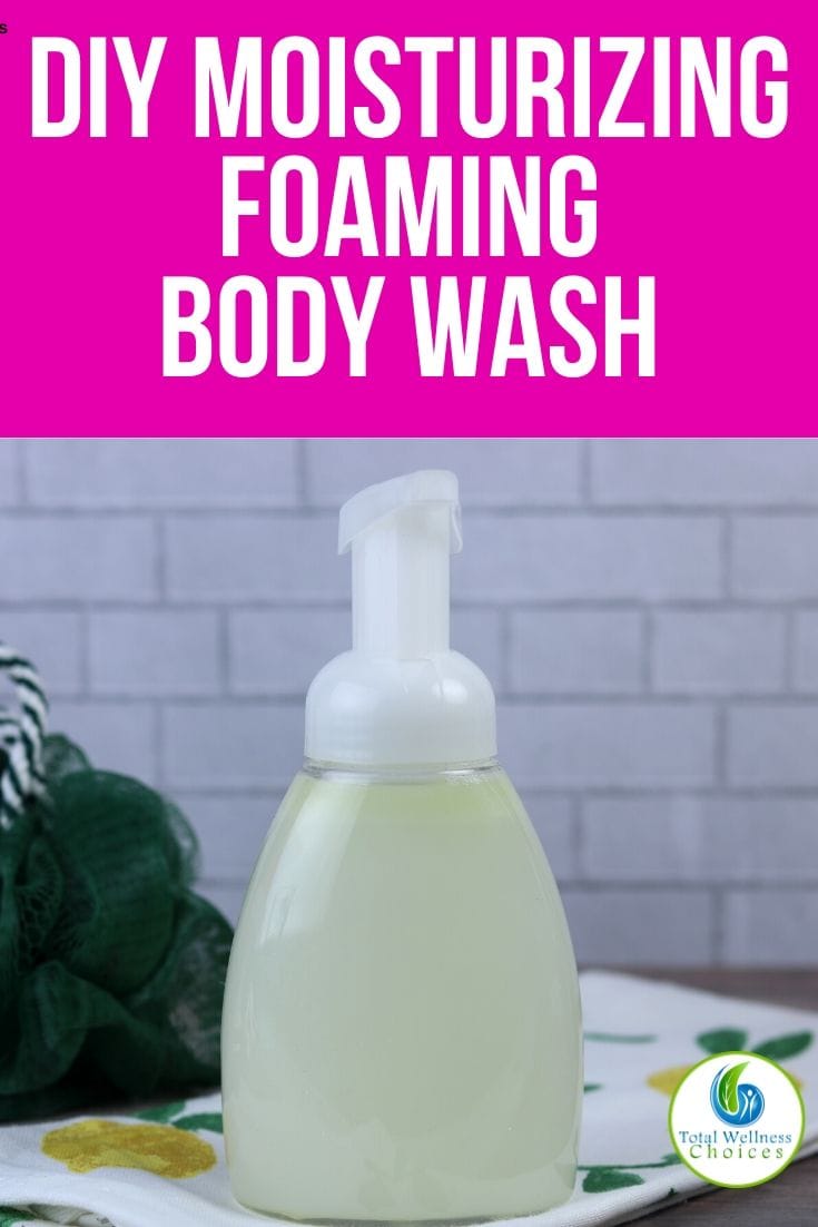 DIY foaming body wash recipe
