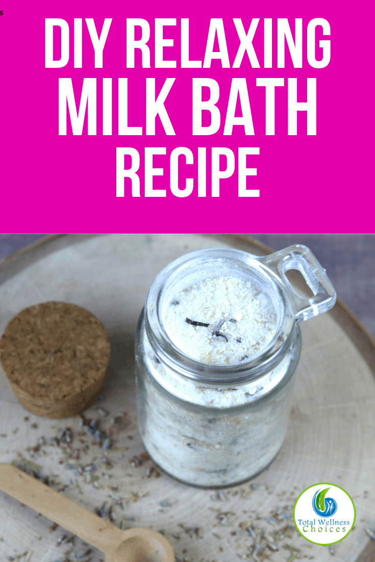 DIY relaxing milk bath recipe