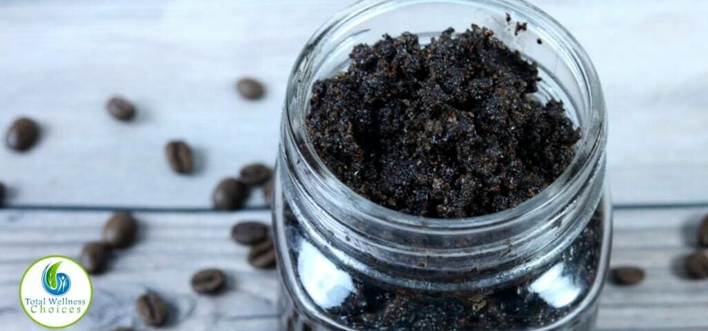 DIY vanilla latte coffee sugar scrub