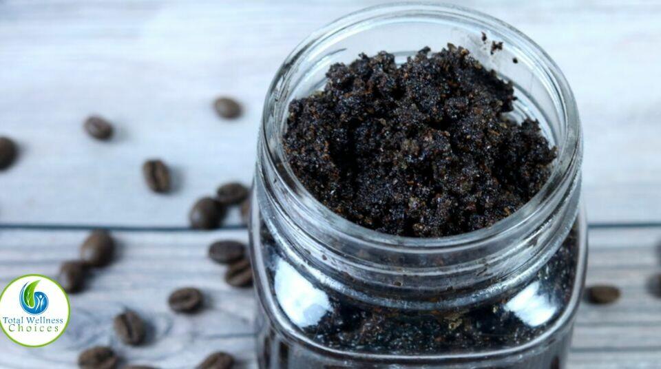 DIY vanilla latte coffee sugar scrub