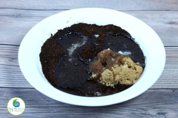 Homemade coffee body scrub recipe