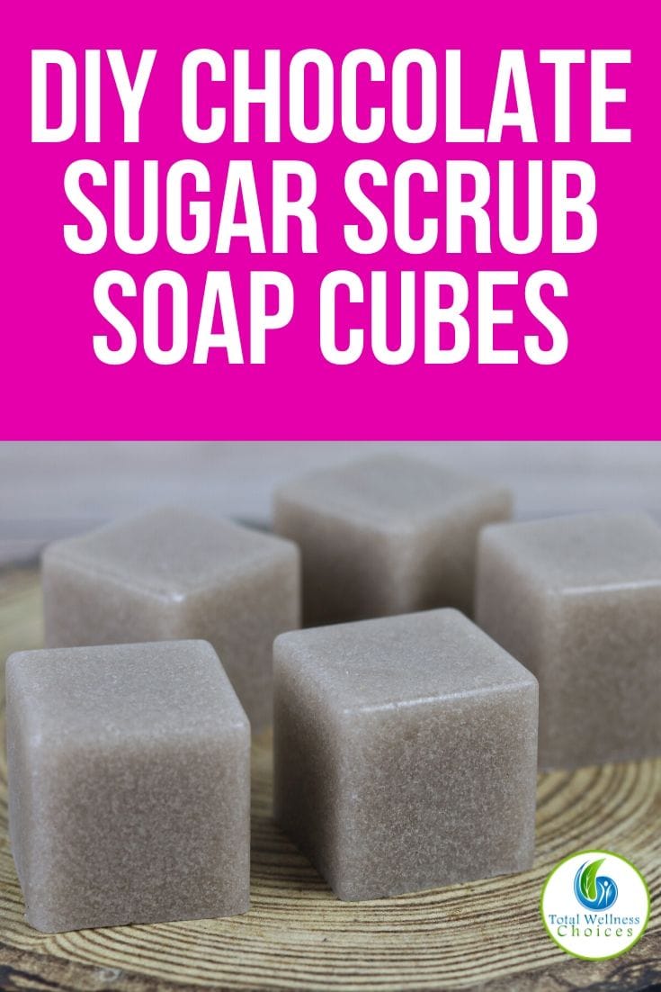 Chocolate sugar scrubs soap cubes recipe