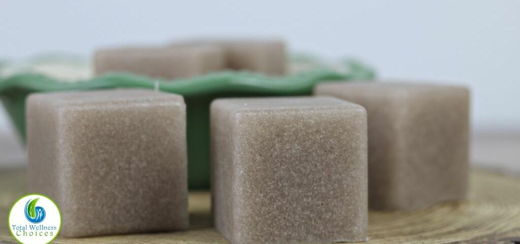 How to make sugar scrub soap cubes