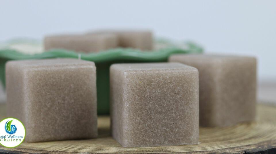 How to make sugar scrub soap cubes