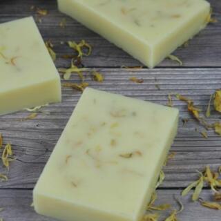 Homemade calendula lotion bar recipe