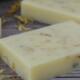 Homemade calendula solid lotion bar