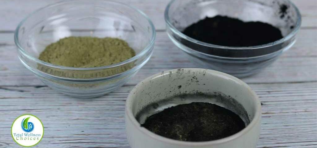 DIY Charcoal matcha green tea face mask recipe