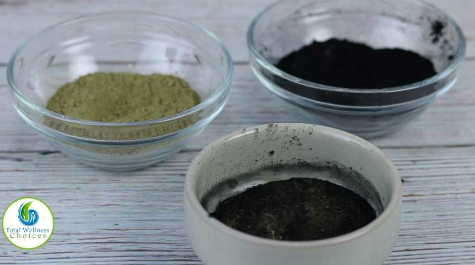 DIY Charcoal matcha green tea face mask recipe