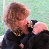 D'Ann and her first grandbaby